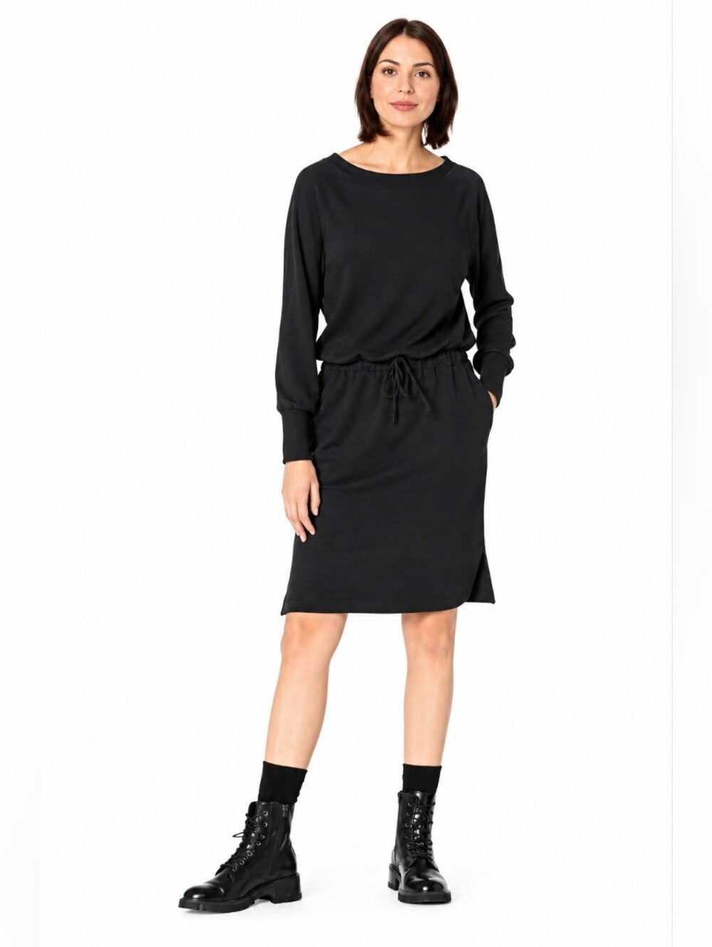 prAna Sunrise Dress Solid Black MD (Women's 8-10) size M